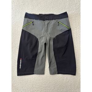 Men's Two-Tone Cycling Shorts - Gray and Black